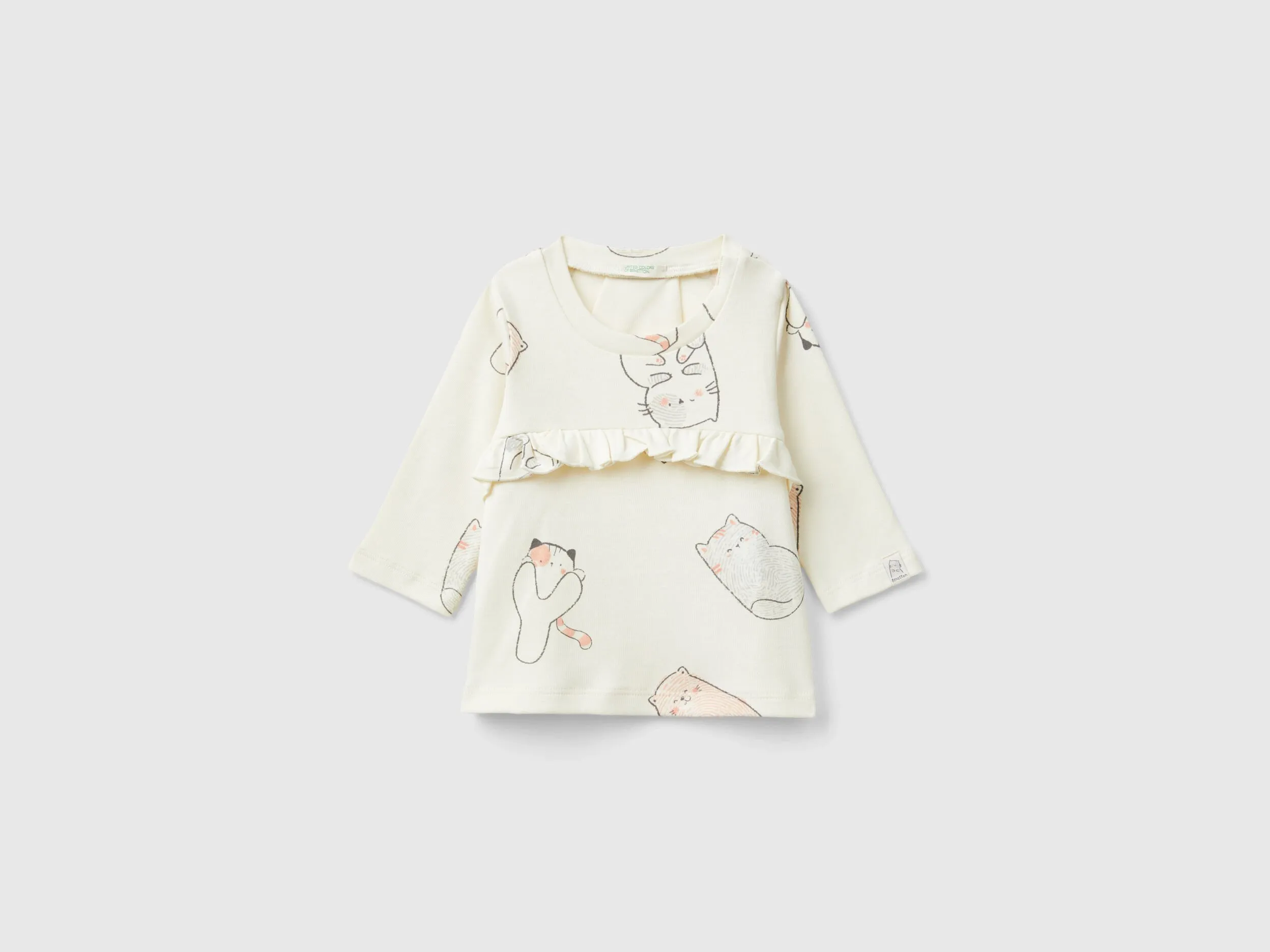 Camiseta gatitos en algodón puro