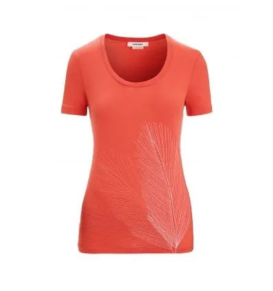 Camiseta Icebreaker Tech Lite II Plume (Vibrant Earth) Mujer