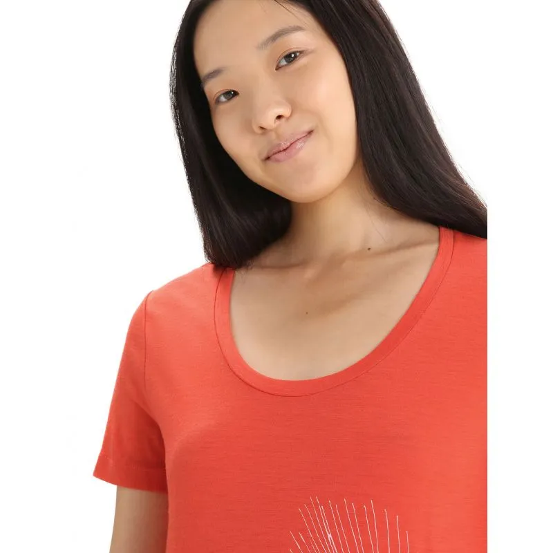 Camiseta Icebreaker Tech Lite II Plume (Vibrant Earth) Mujer