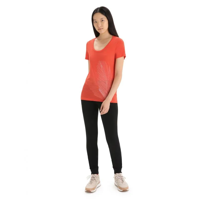 Camiseta Icebreaker Tech Lite II Plume (Vibrant Earth) Mujer