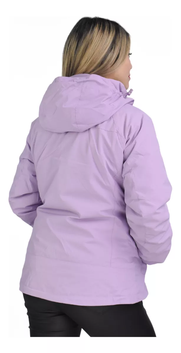 Campera Mujer Impermeable 2 En 1 Lluvia Nieve Pre Sky Hhp