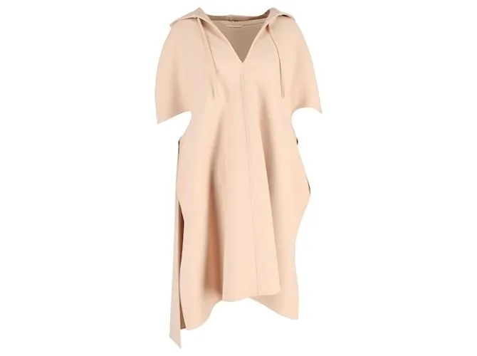 Capa con capucha de lana color nude de Jil Sander Beige 