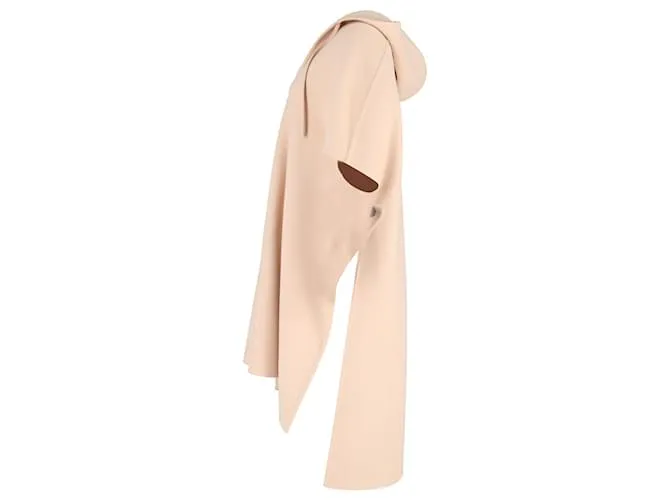 Capa con capucha de lana color nude de Jil Sander Beige 