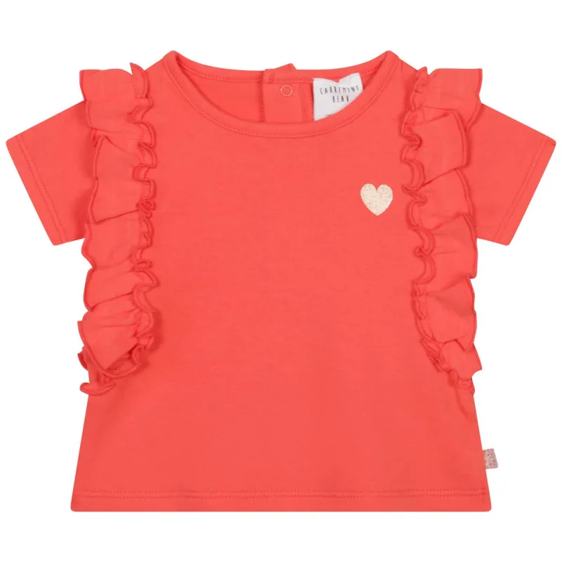 CARREMENT BEAU Camiseta con volantes