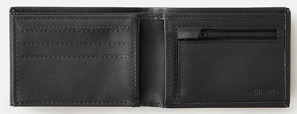 CARTERA RIP CURL SEARCH PU SLIM  BLACK  MEN´S