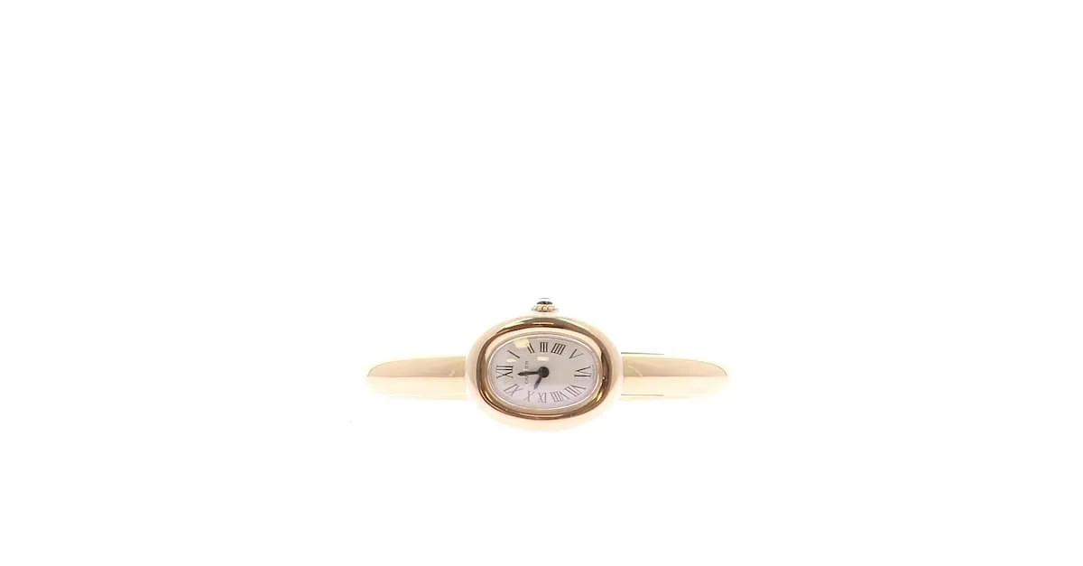 CARTIER Relojes T.  oro amarillo Dorado 