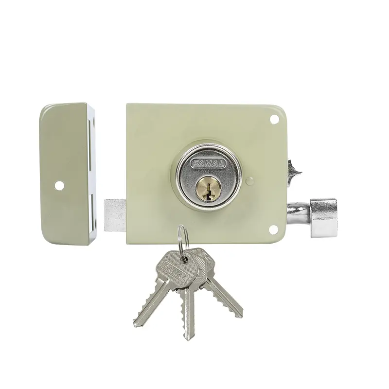 Cerradura 175 Monta Fácil Fanal 175MFBI Izquierda Beige
