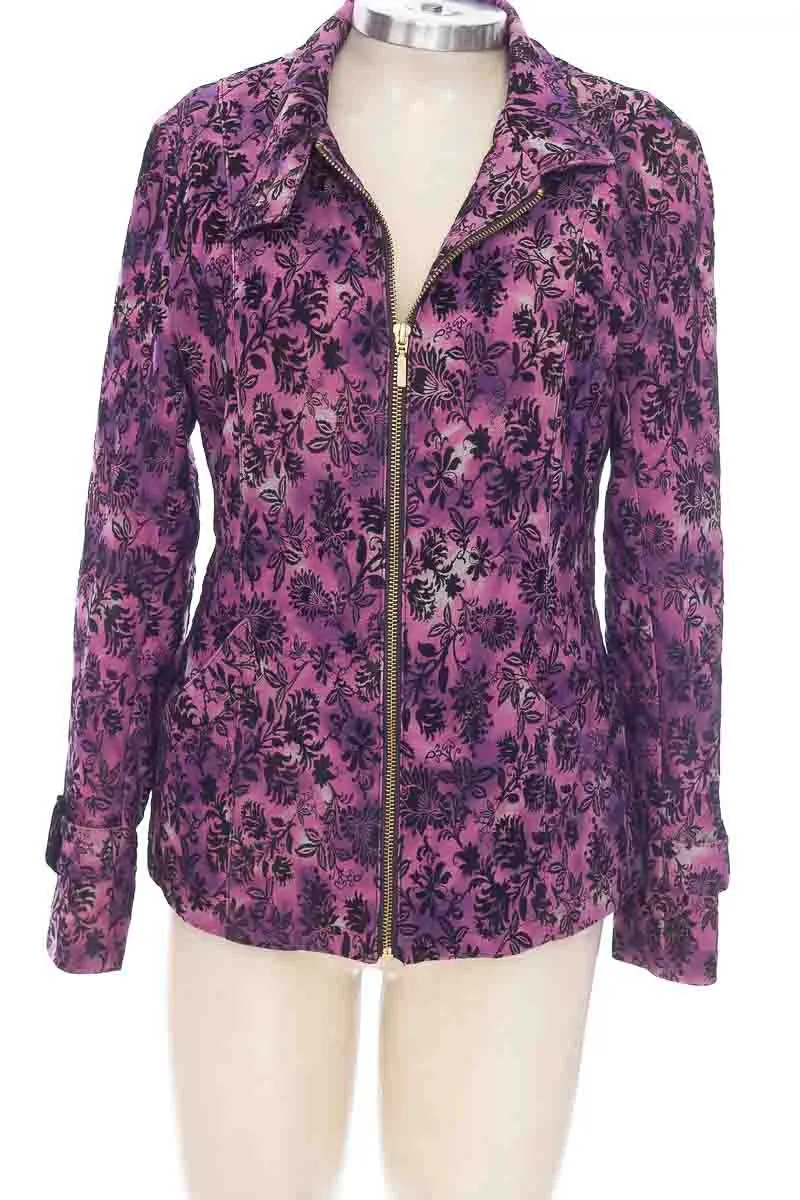 CHAQUETA / ABRIGO COLOR MORADO  MAURICIO GARZóN