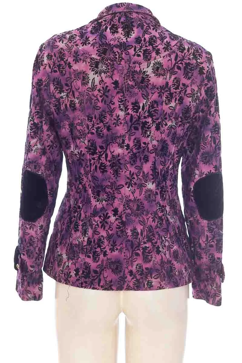 CHAQUETA / ABRIGO COLOR MORADO  MAURICIO GARZóN