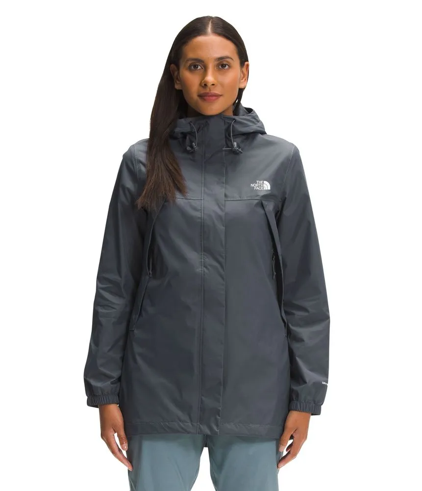 Chaqueta Antora Parka Impermeable Gris Mujer The North Face