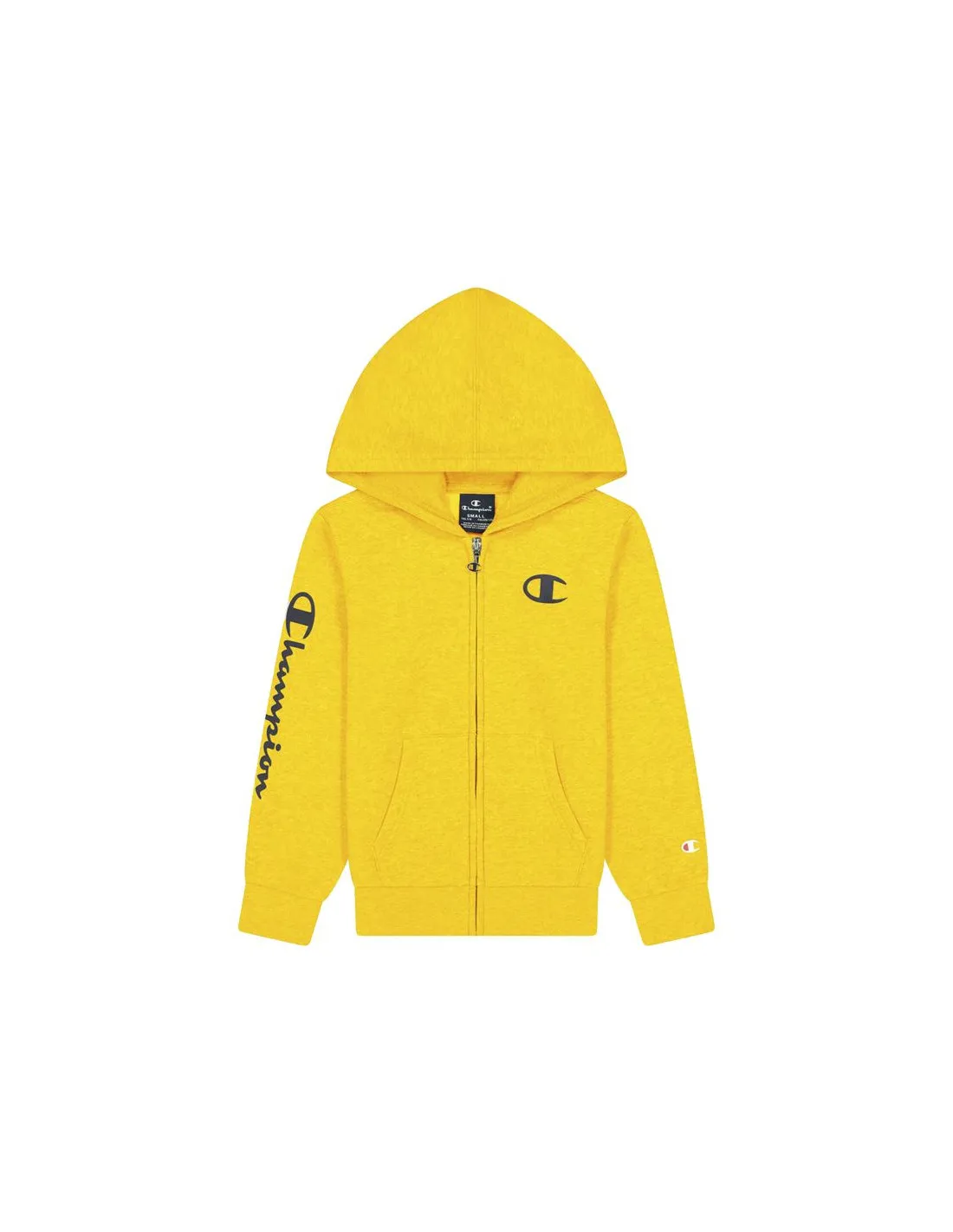 Chaqueta Champion Full Zip Logo Boy Yellow