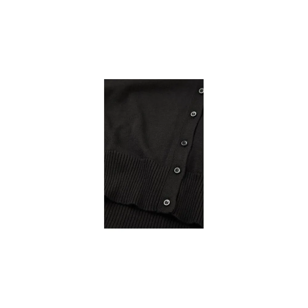 Chaqueta de punto cuello V mujer