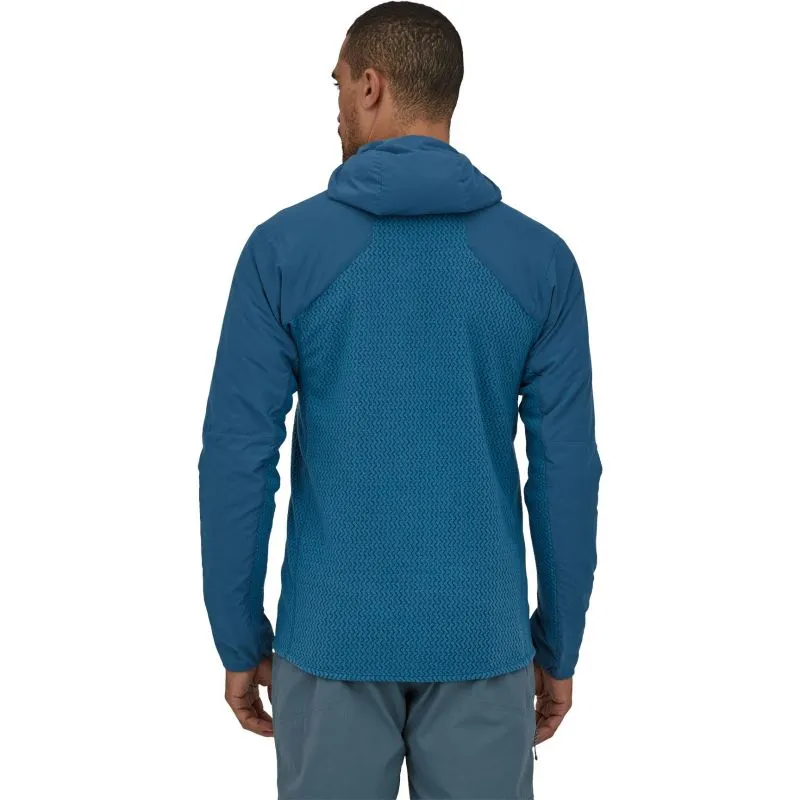 CHAQUETA PATAGONIA M'S NANOAIR LIGHT HYBRID HOODY (WAVY BLUE) HOMBRE