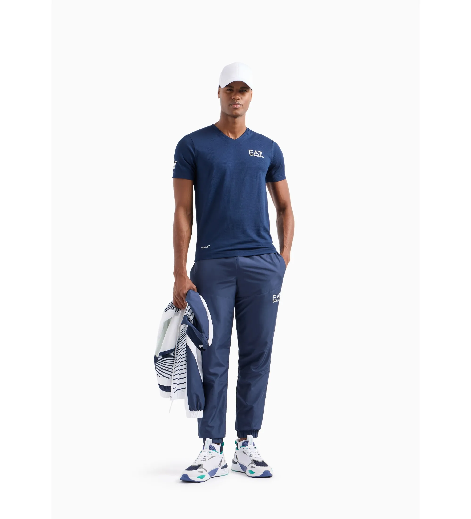 Chándal Tennis Pro de tejido técnico blanco