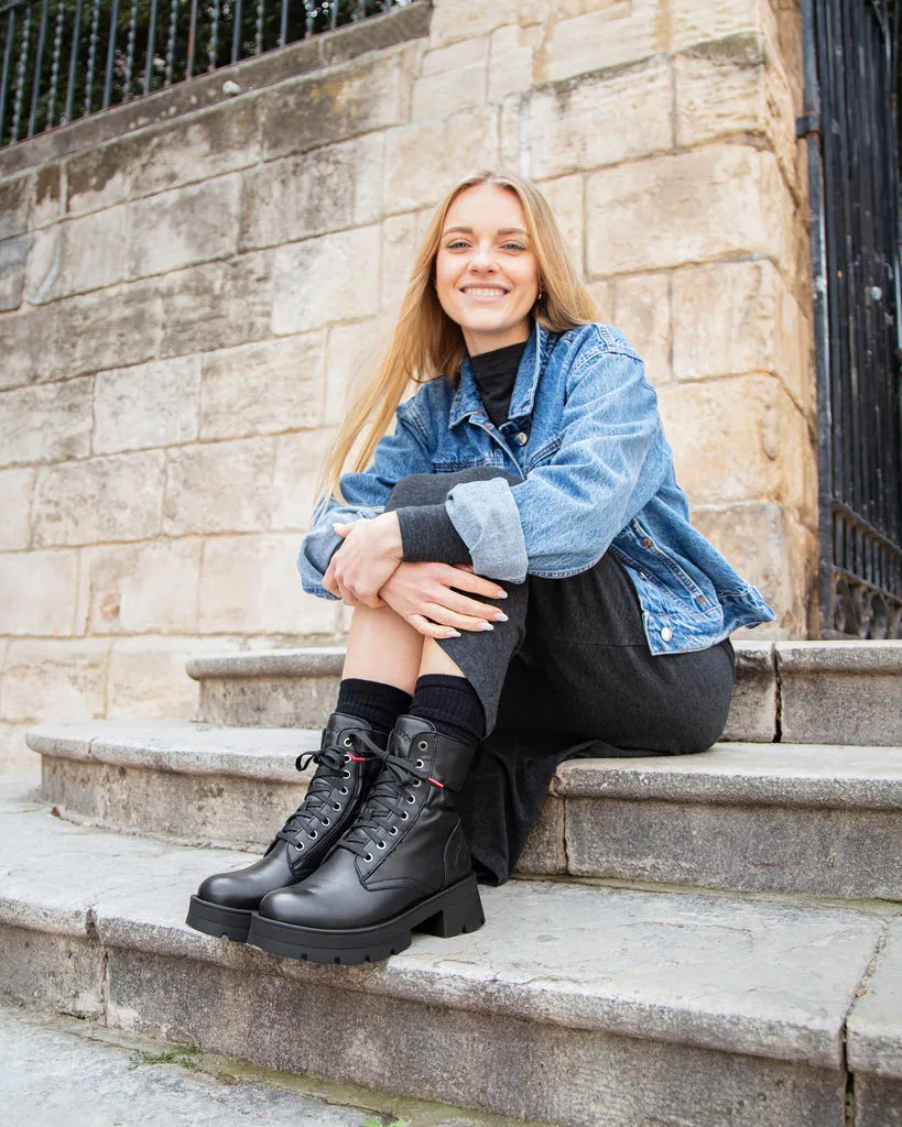 Clementine B3 Botas de piel con forro interior de piel.