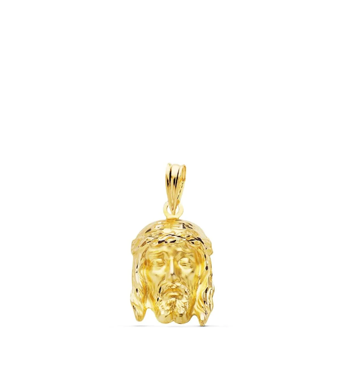 Colgante Cristo Buena Muerte Oro 18K 16mm