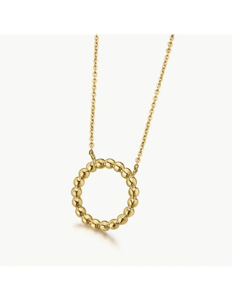 Collar Oro 18k Mujer Lecarre Bolitas GD130OA