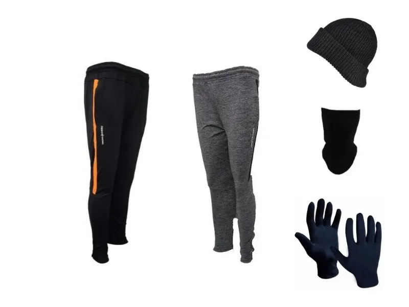 Combo! 2 pantalones chupines +gorra+guantes y cuello termico