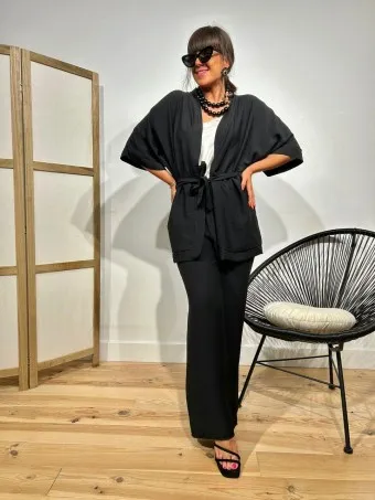 Conjunto Kimono DUBBA Negro