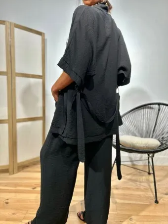 Conjunto Kimono DUBBA Negro
