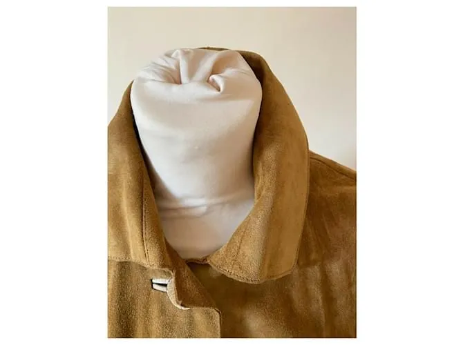 Cuero Karen Millen (ante) Capa Castaño Caramelo 