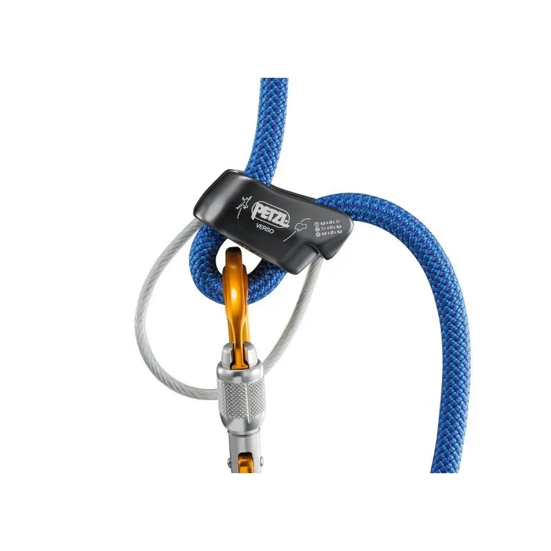 Dispositivo de bajada PETZL Verso (gris)