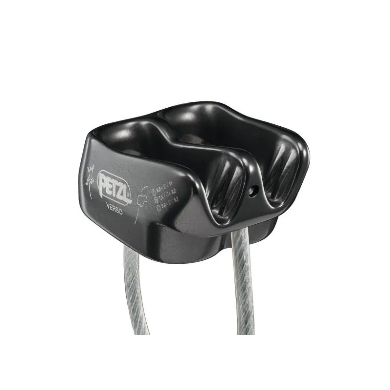 Dispositivo de bajada PETZL Verso (gris)