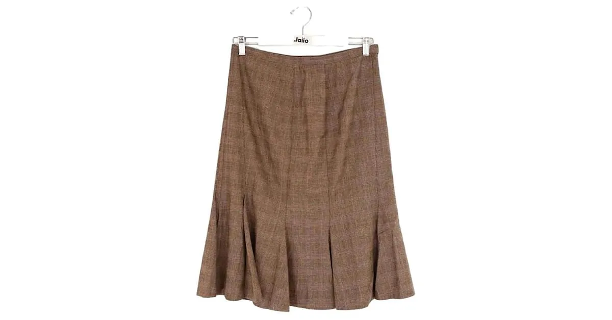 Dolce & Gabbana Falda marrón Castaño 