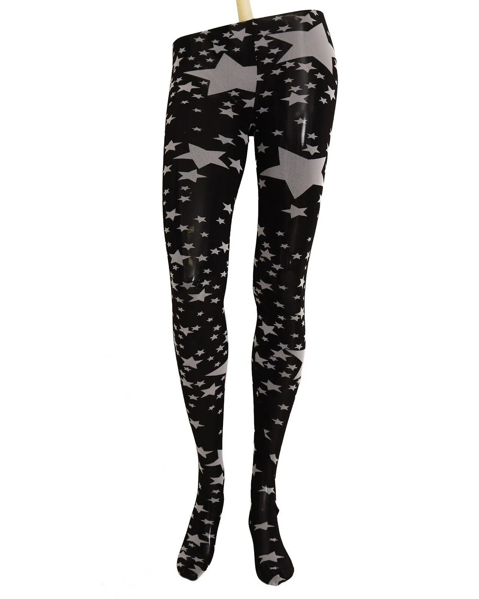 Dolce & Gabbana Stars Print Medias de nailon