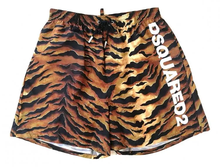 DSQUARED traje de baño para hombre boxer shorts tiger camouflage D7N563430.218