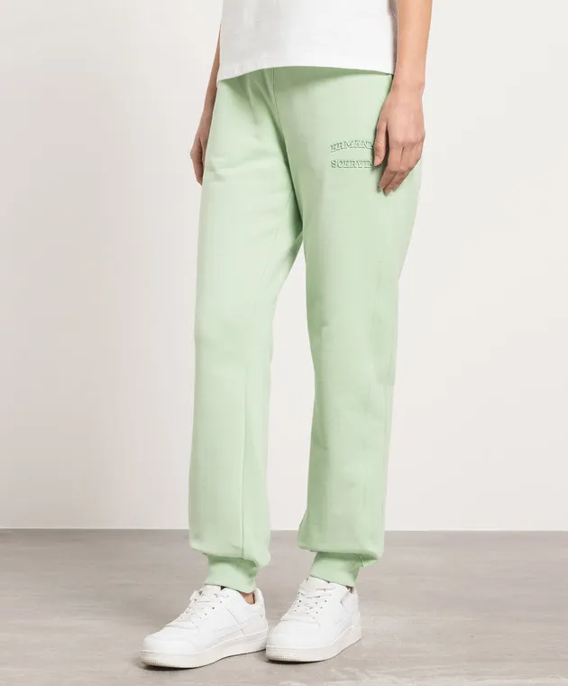 Ermanno Scervino Green logo joggers