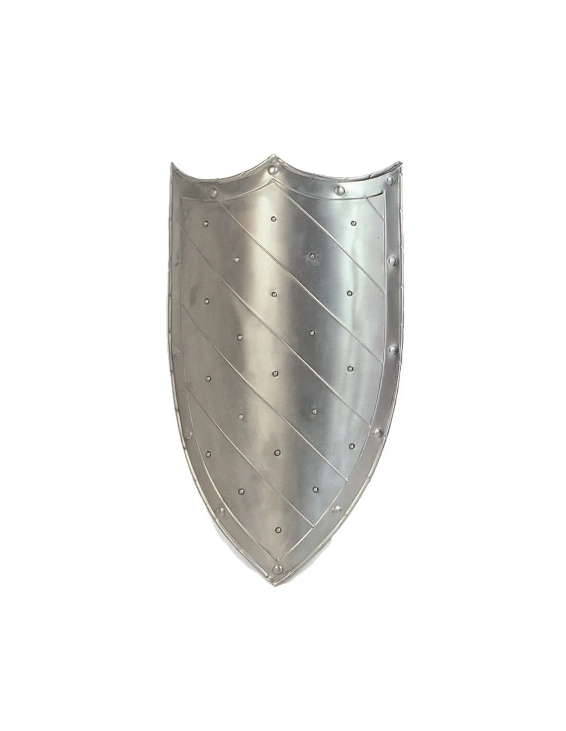 Escudo medieval bandas remachadas