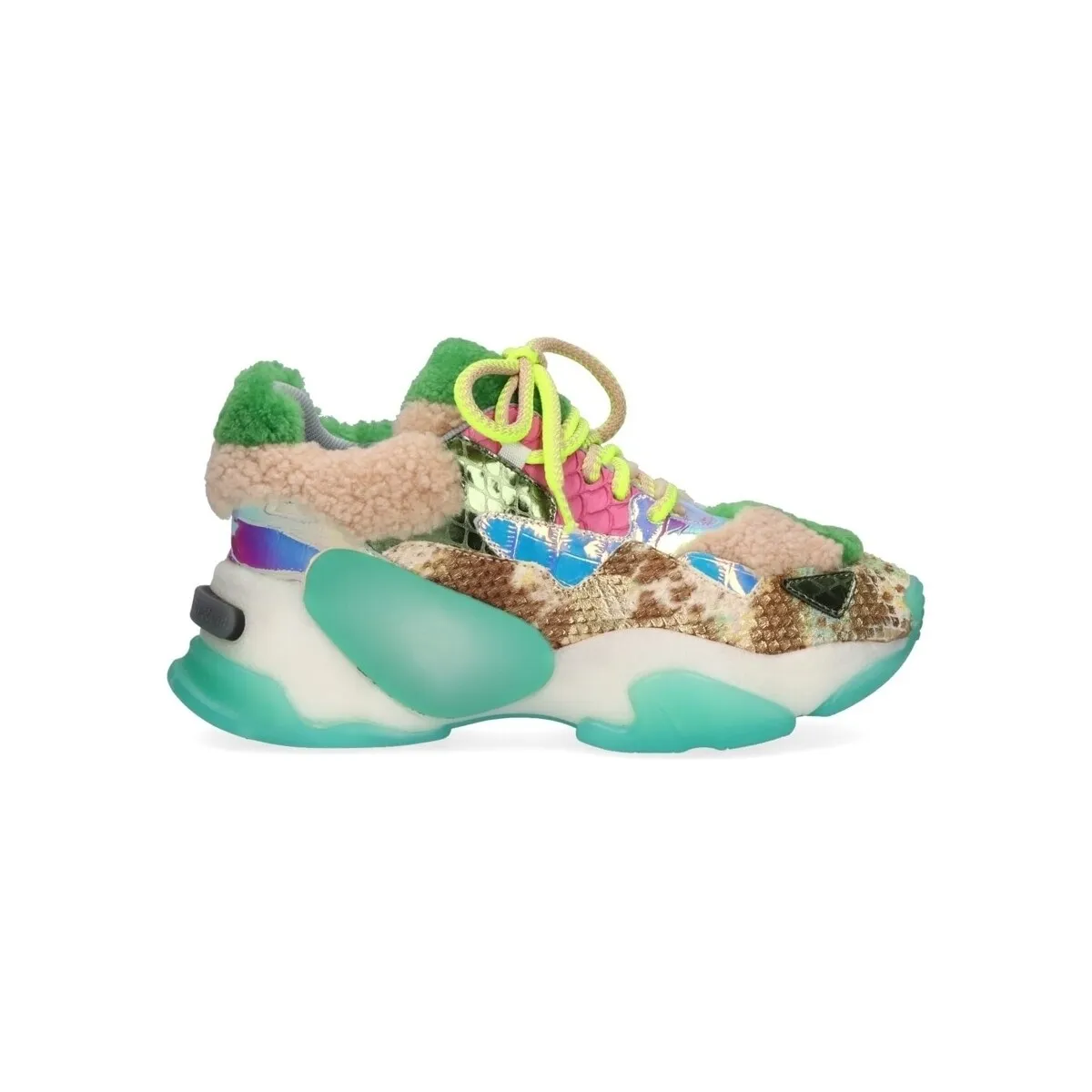 EXÉ G1688  BEIGE GREEN FUSCHIA