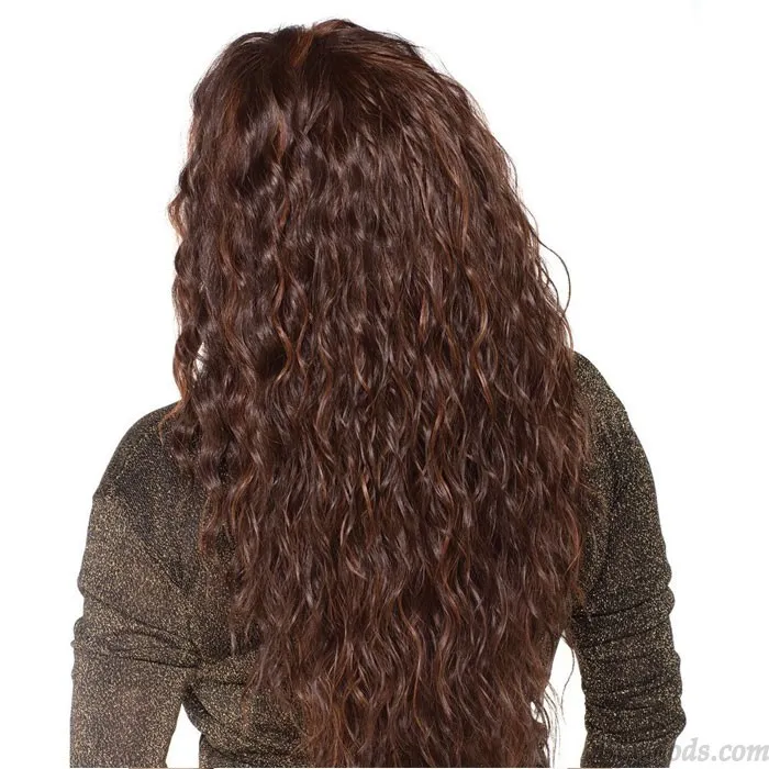 Fashion Long Wavy Curly Gradient Women's Hair Wig