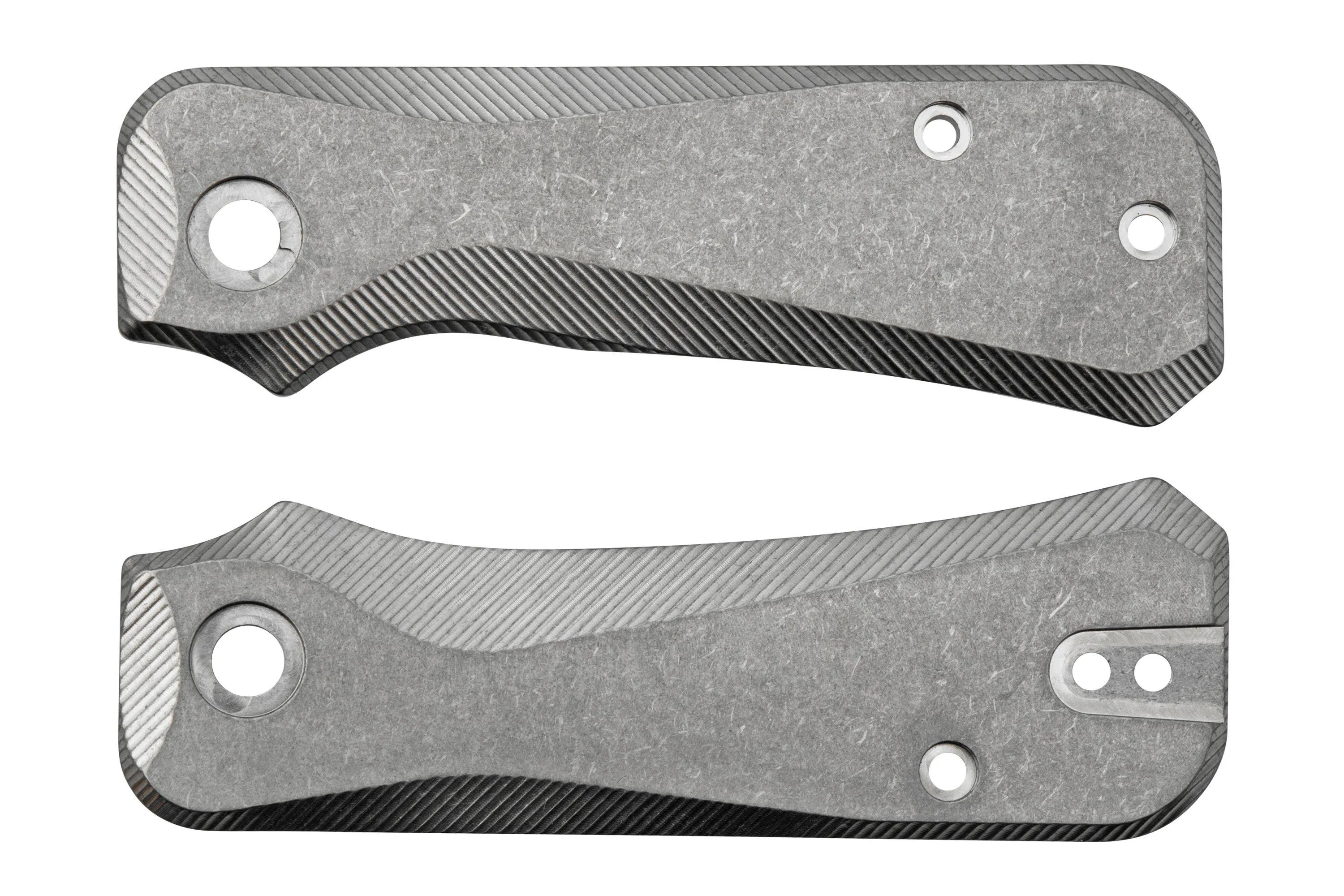 FLYTANIUM CIVIVI BABY BANTER FLY1227S STONEWASHED TITANIUM SCALES