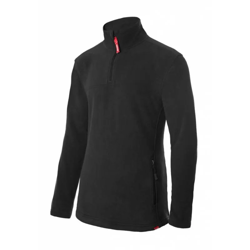 Forro polar con media cremallera y cuello alto
