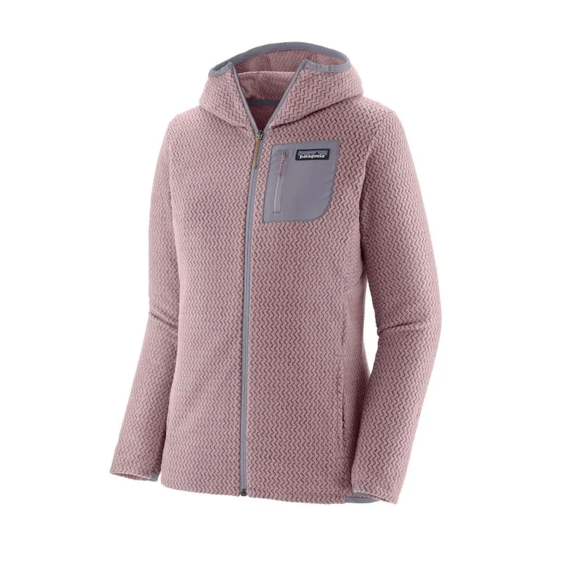 FORRO POLAR PATAGONIA R1 AIR FULLZIP HOODY (MILKWEED MAUVE) PARA MUJER