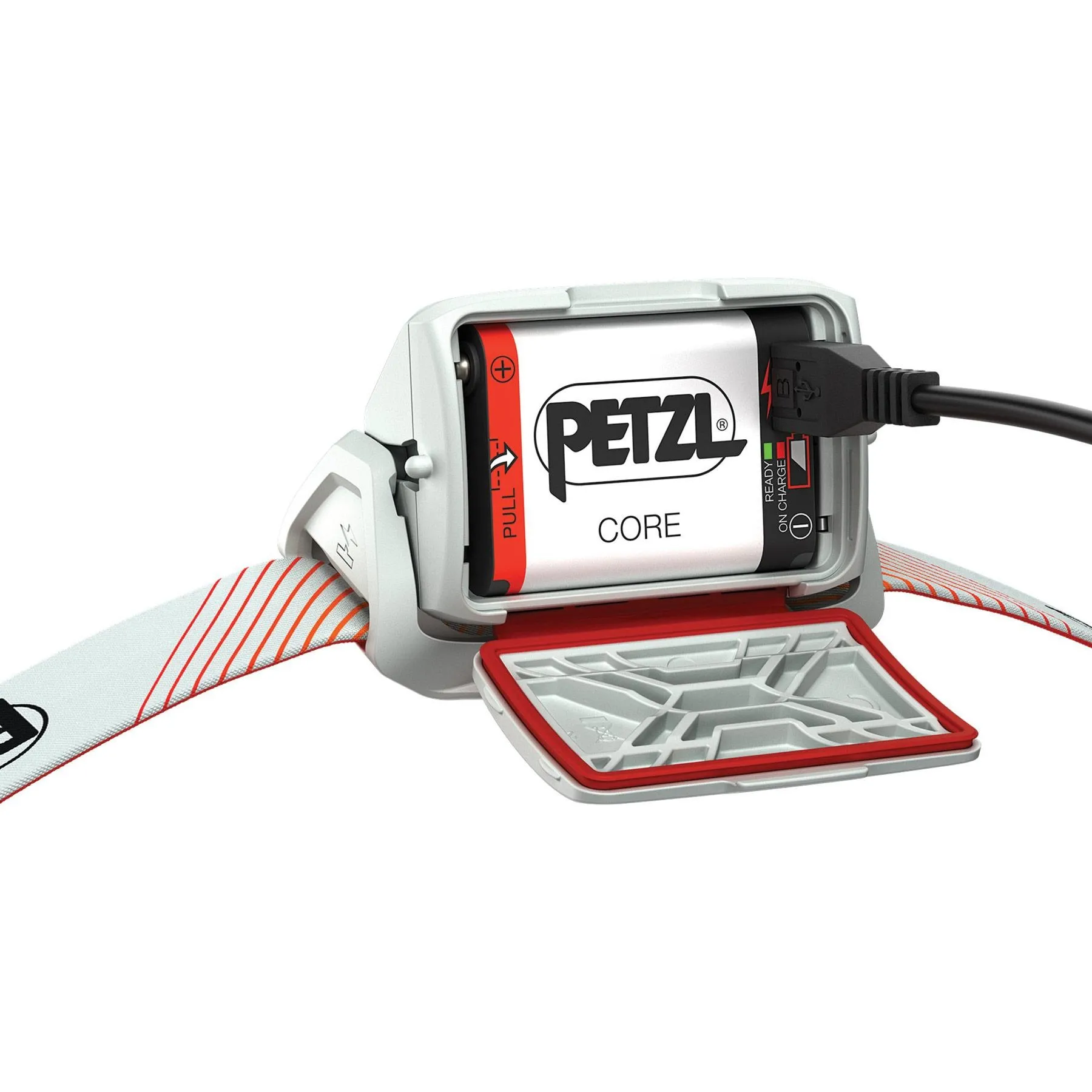 FRONTAL PETZL ACTIK CORE 600lm ROJA