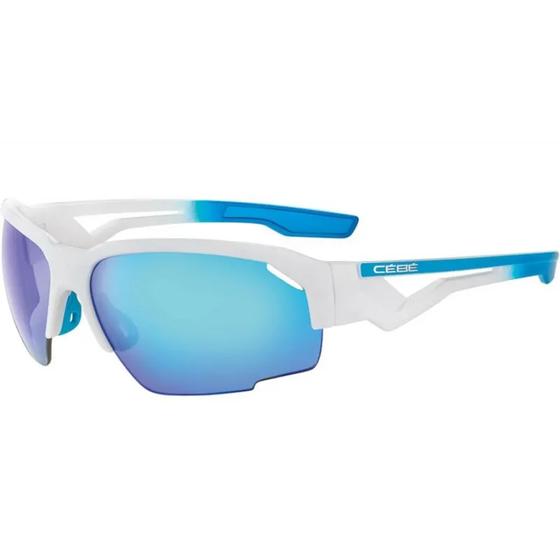 Gafas de sol Cébé Hilldrop (Matt White Gradient Blue  Zone Grey Cat.3 Blue + Zone Clear Cat.0)