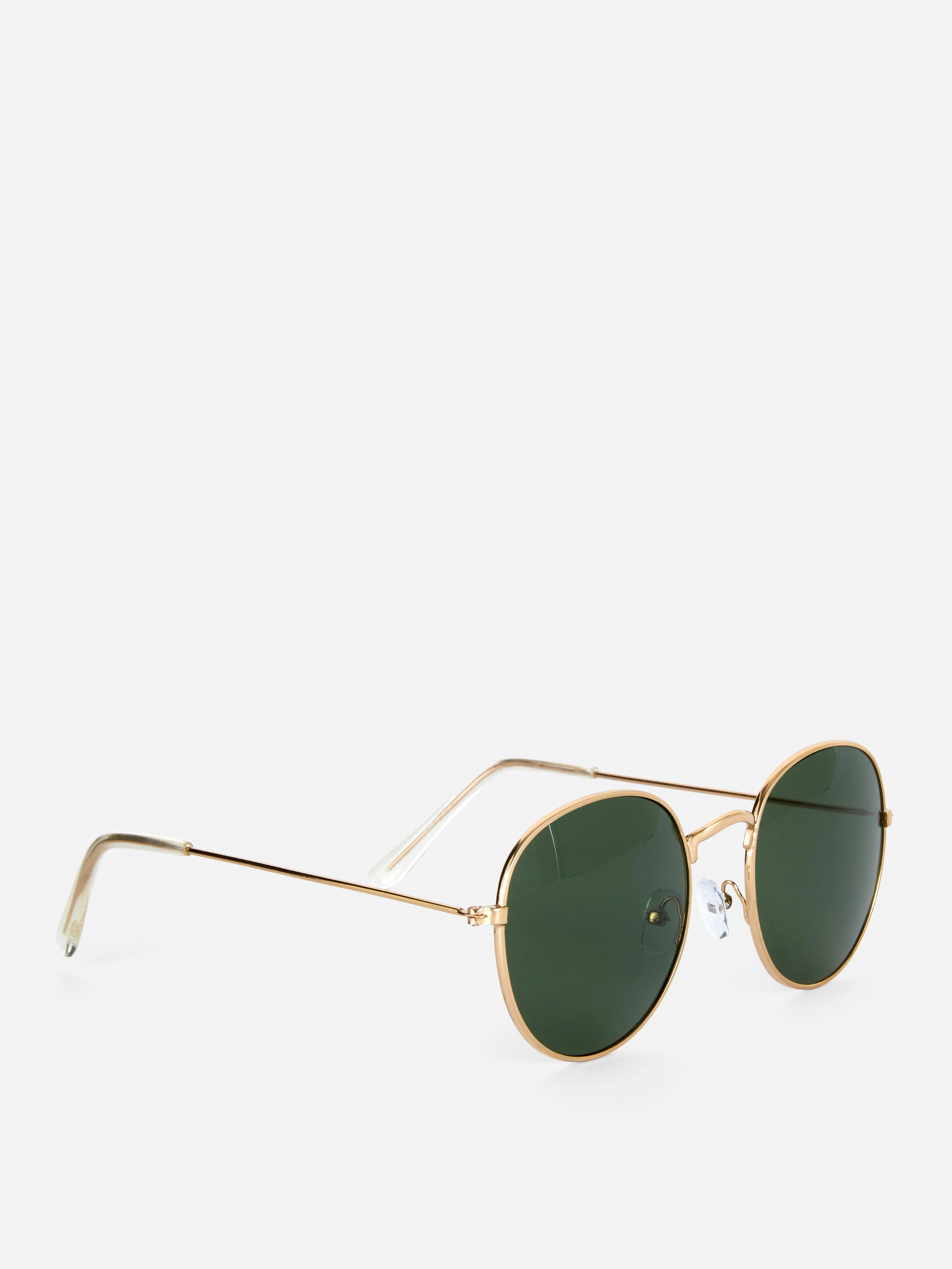Gafas de sol redondas con montura metálica