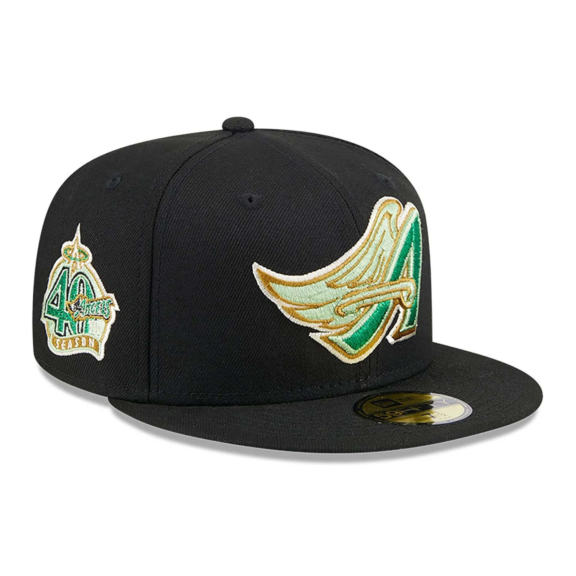 GorraLA Angels Metallic Green Pop 59FIFTY Fitted