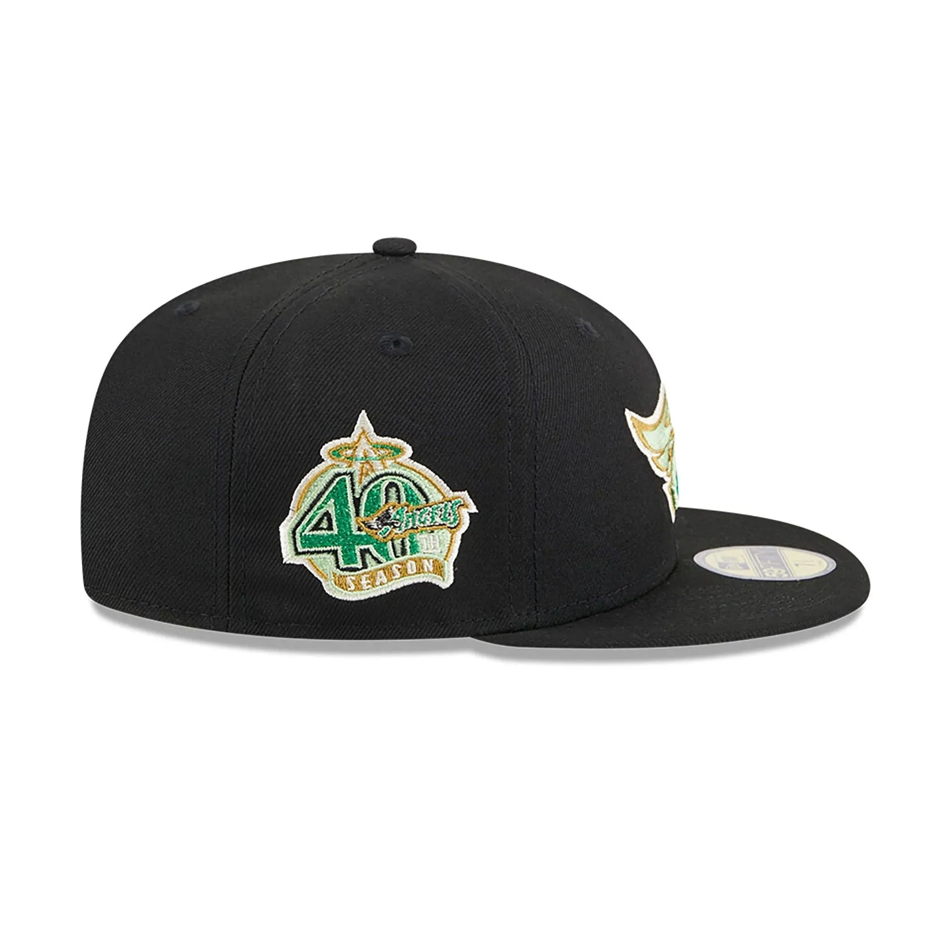 GorraLA Angels Metallic Green Pop 59FIFTY Fitted