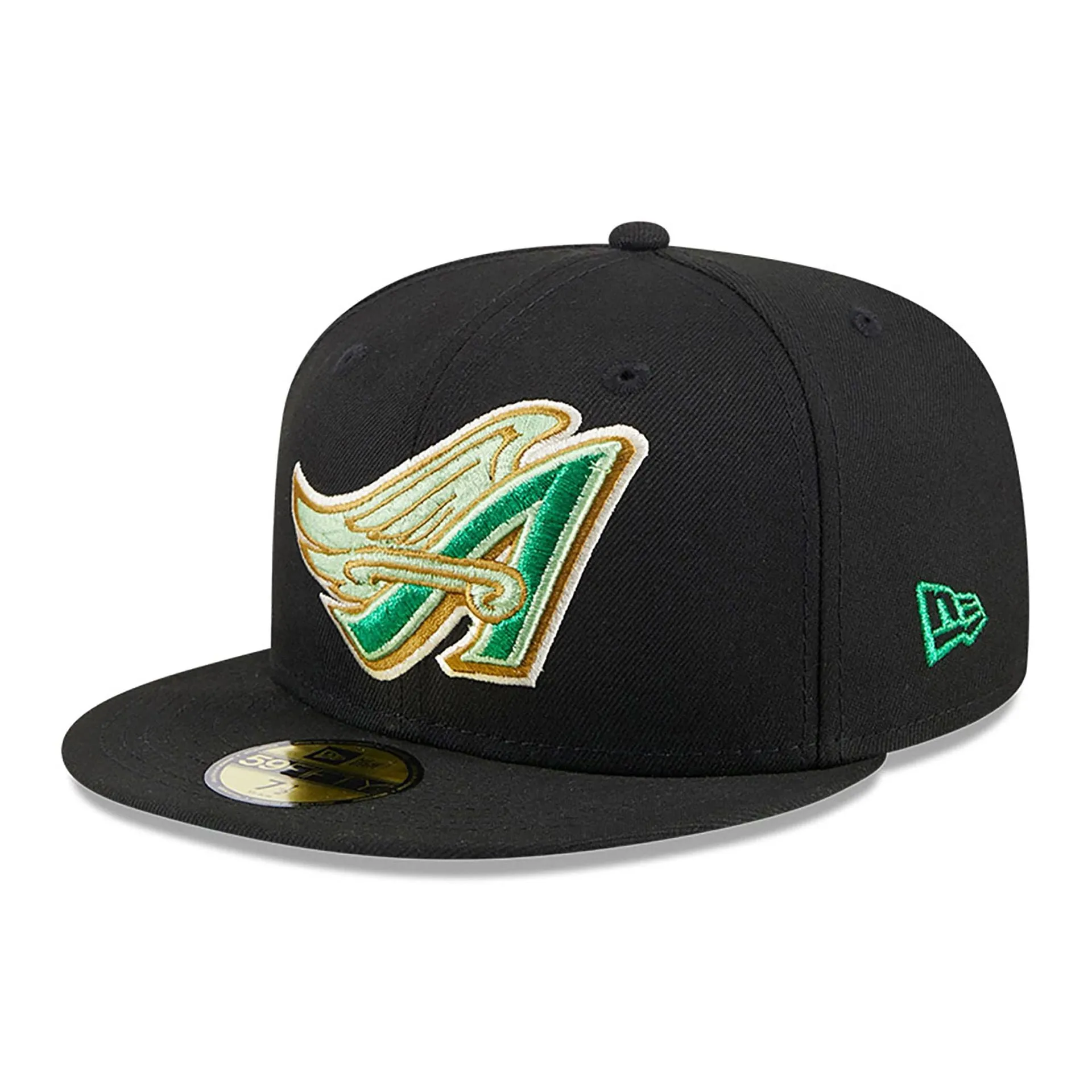GorraLA Angels Metallic Green Pop 59FIFTY Fitted