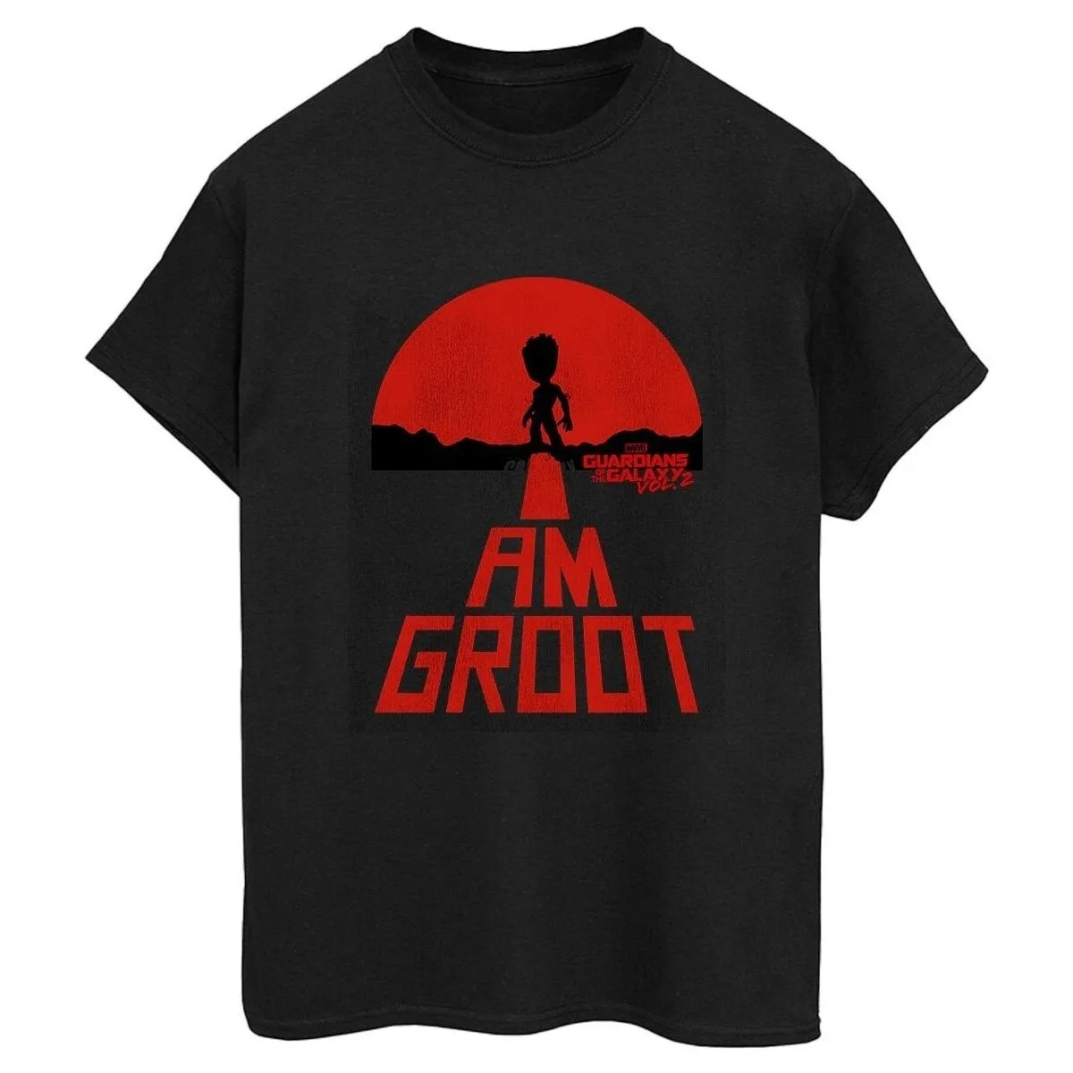 Guardians Of The Galaxy I Am Groot Red