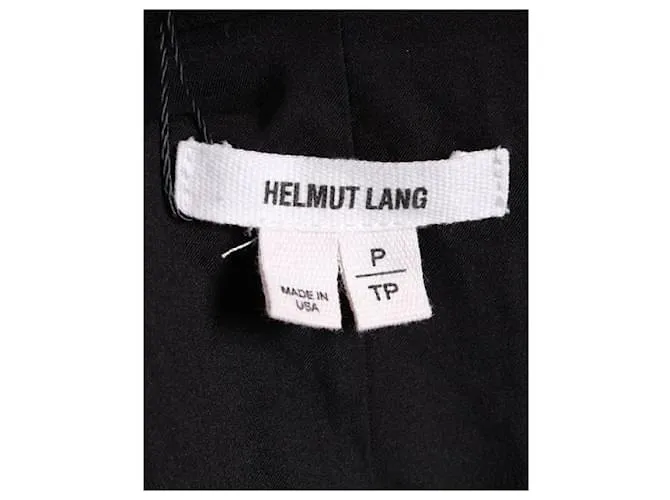 Helmut Lang Chaqueta holgada de lana negra/ Capa Negro 
