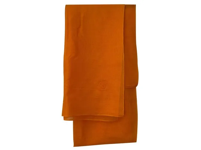 Hermès Bufandas Naranja 