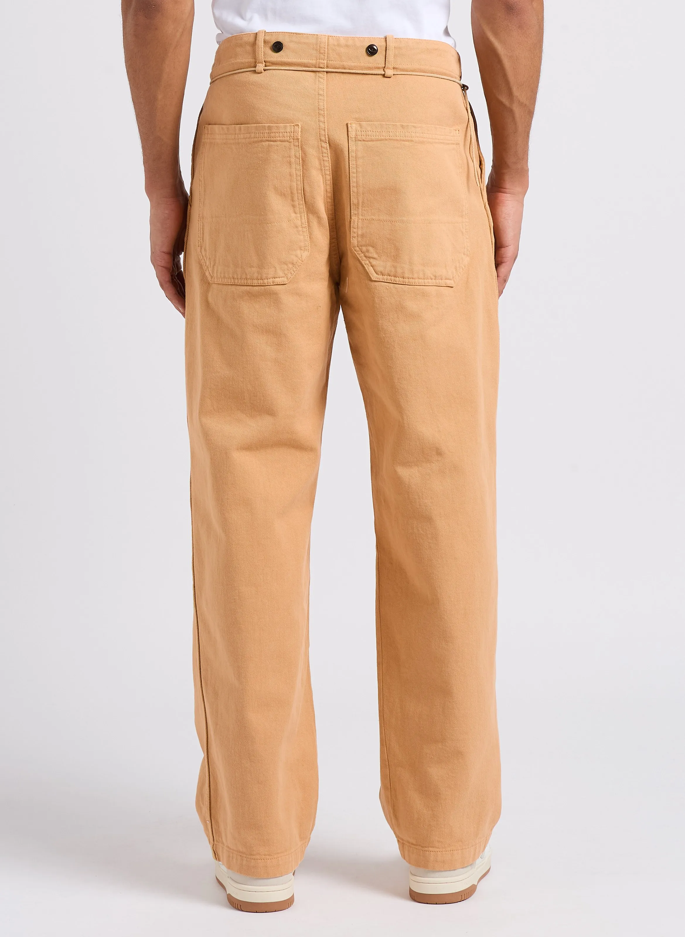 HOMECORE HEMMING TAURUS  PANTALóN ANCHO DE ALGODóN EN ROSA