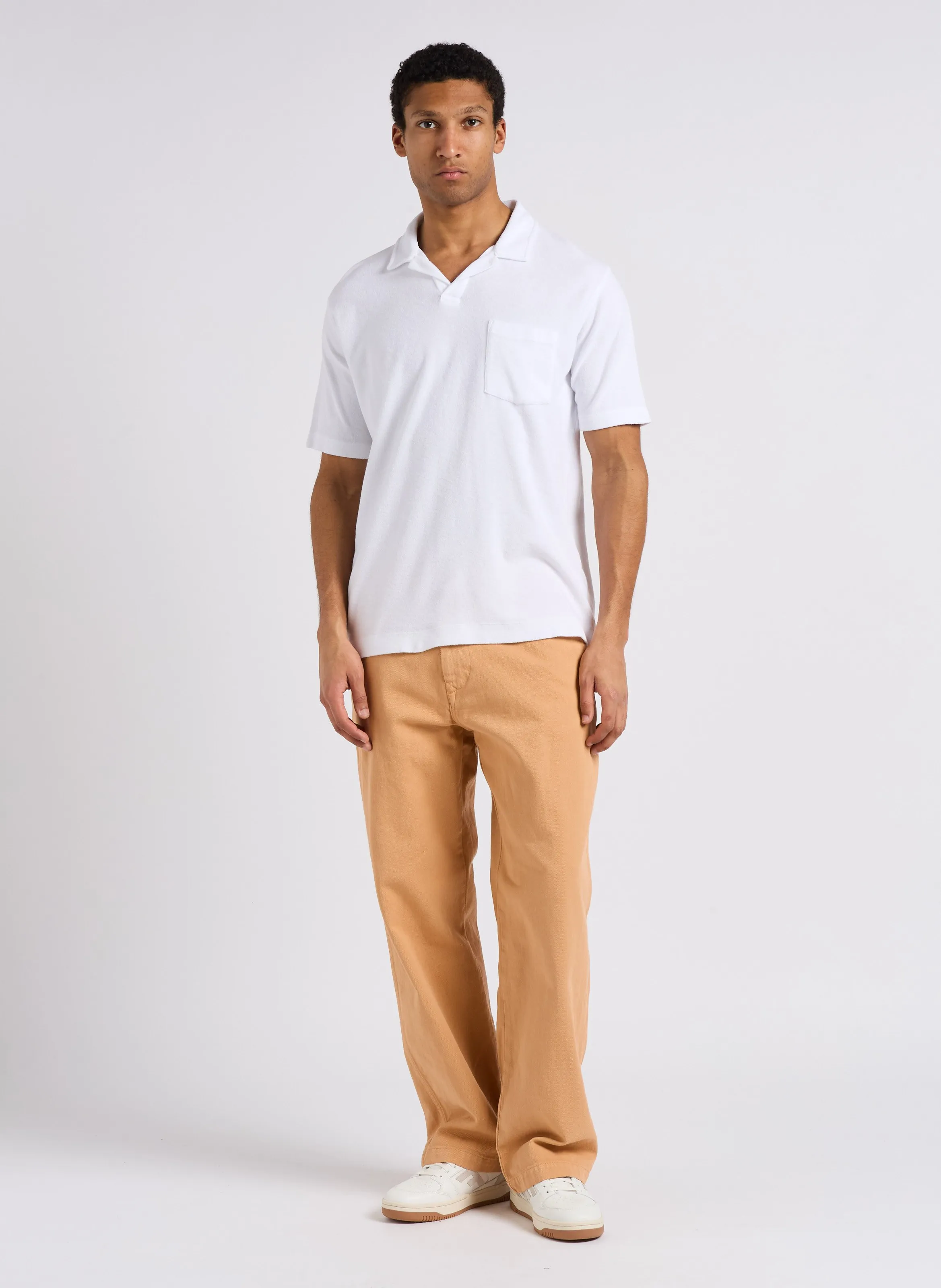 HOMECORE HEMMING TAURUS  PANTALóN ANCHO DE ALGODóN EN ROSA