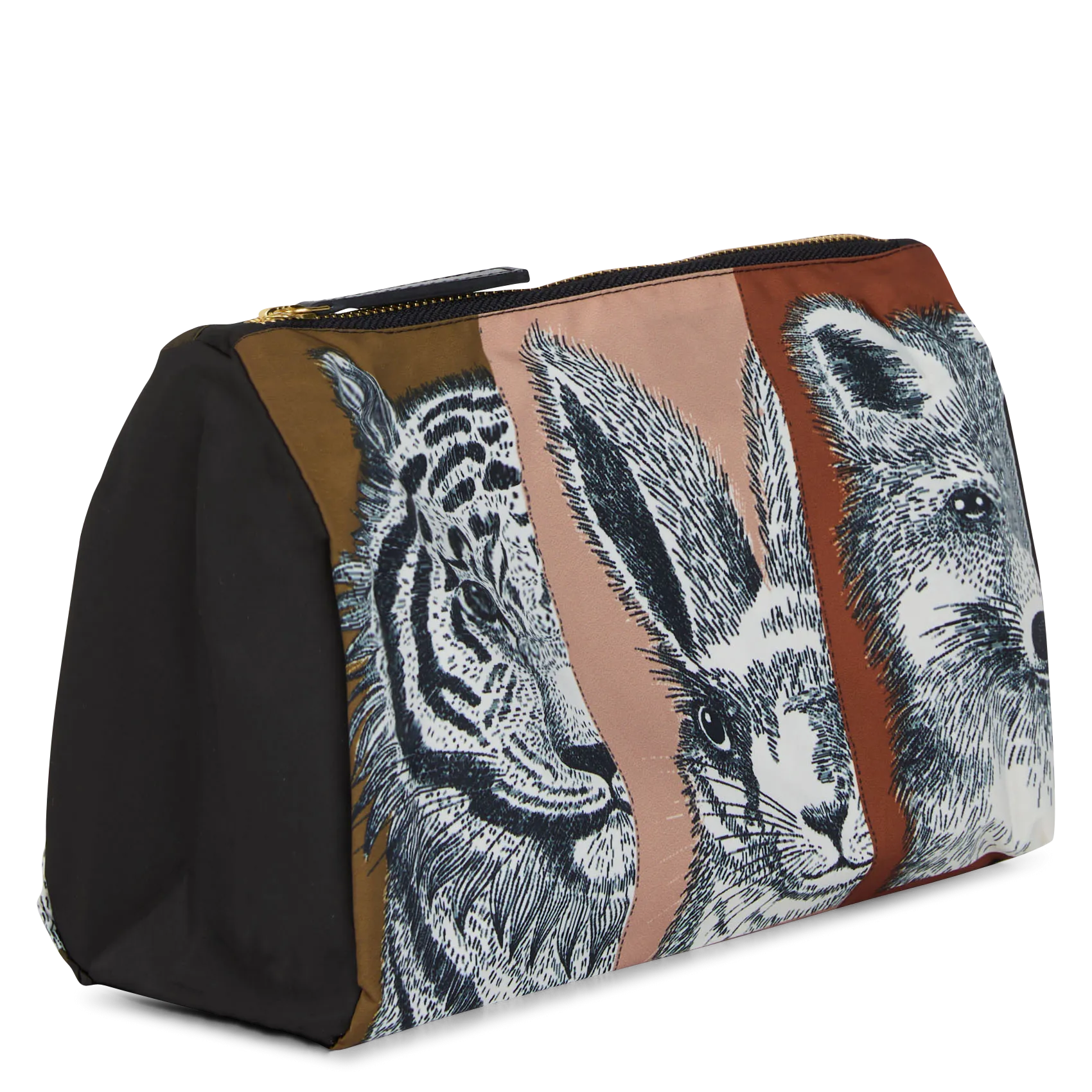 INOUI EDITIONS FRERES  ESTUCHE ESTAMPADO EN BEIGE