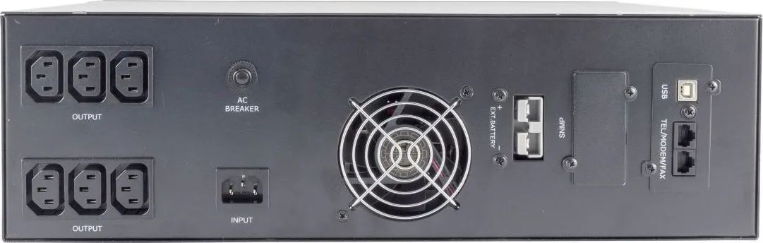 IPS Ups 2000Va/1600W 19' Línea Interactiva 3U 3X9 MSW